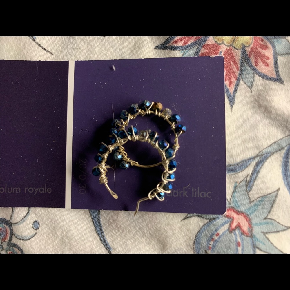 Handmade wire wrapped small diameter hoops